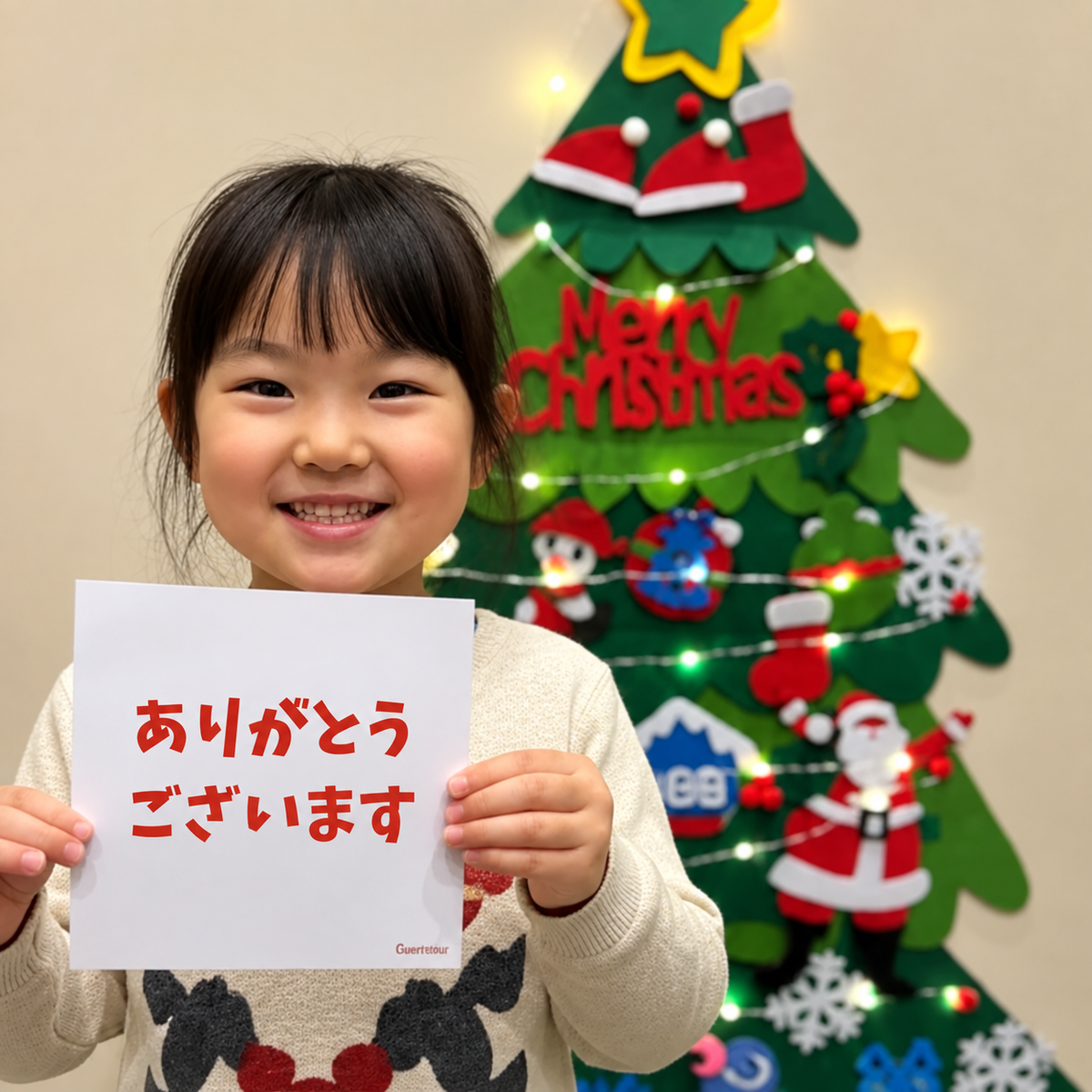 FeltTree™ 壁掛けクリスマスツリーセット