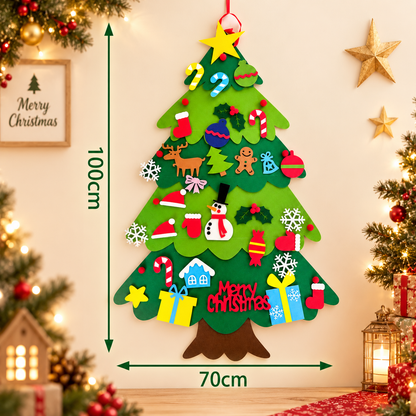 FeltTree™ 壁掛けクリスマスツリーセット