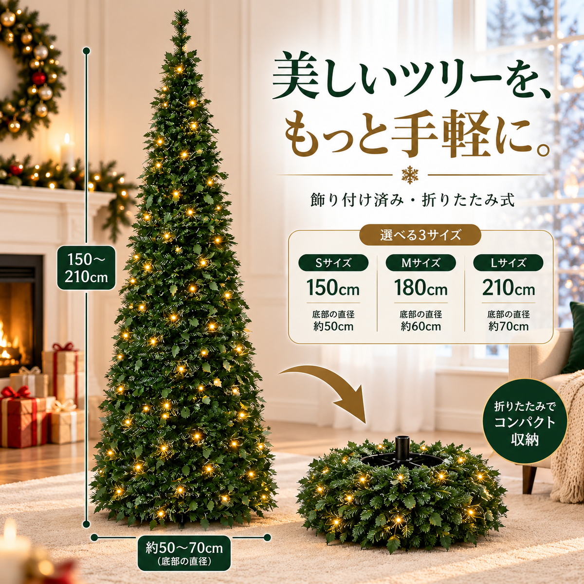 CT-04 瞬間クリスマスツリー